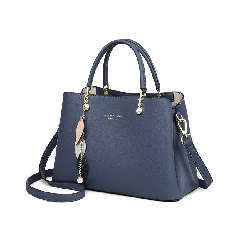 Women's Mother High-grade Fashion Genuine Leather Portable Handbags
