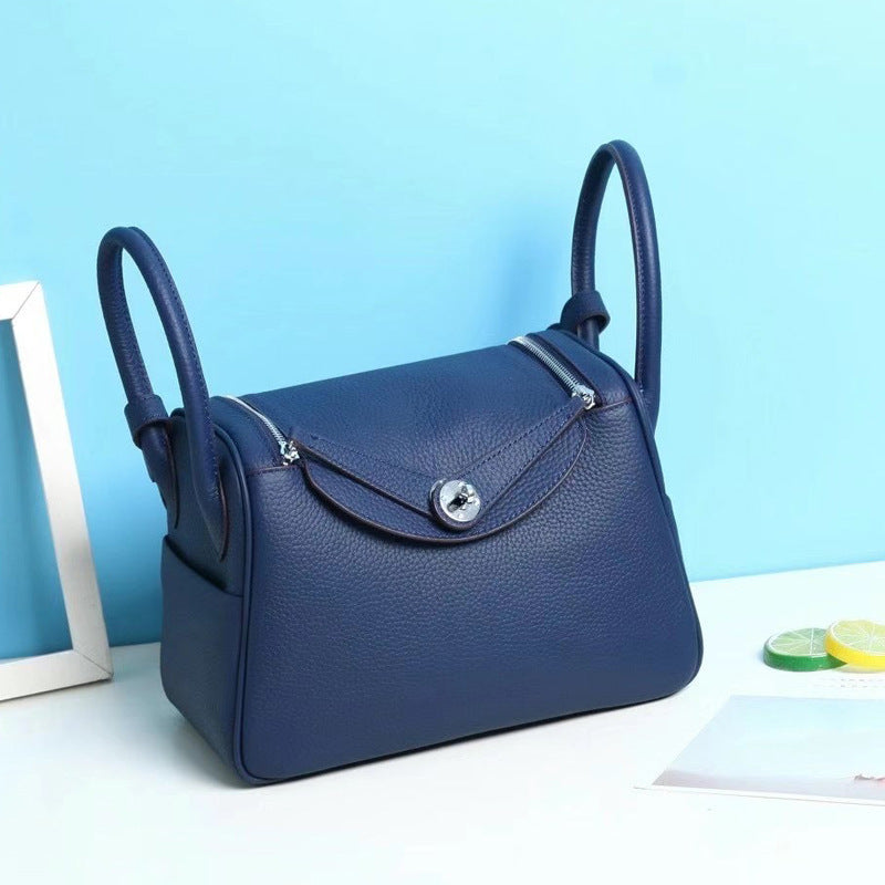 Pillow Fashion Soft Leather Genuine Large Handbags