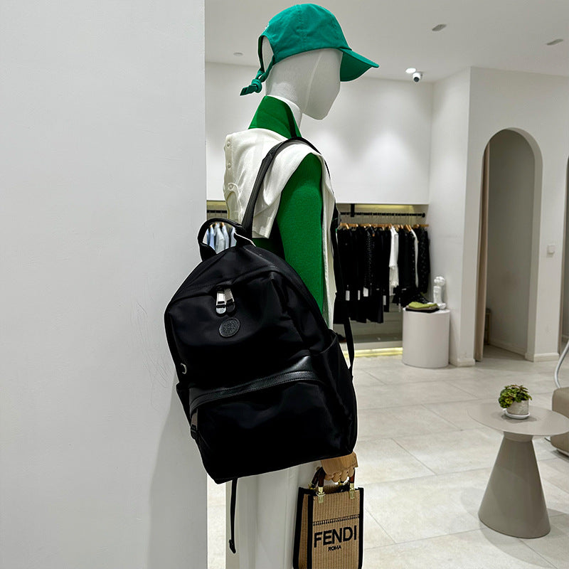 Women's Korean Fashionable Oxford Cloth Large Capacity Backpacks