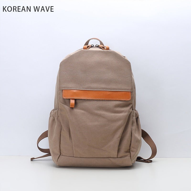 Women's & Men's & Canvas With Cattlehide Daily Shiralee Backpacks