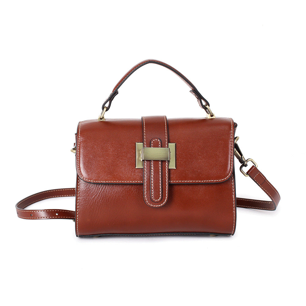Women's Classy Underarm Vintage Leather Fashion Shoulder Bags