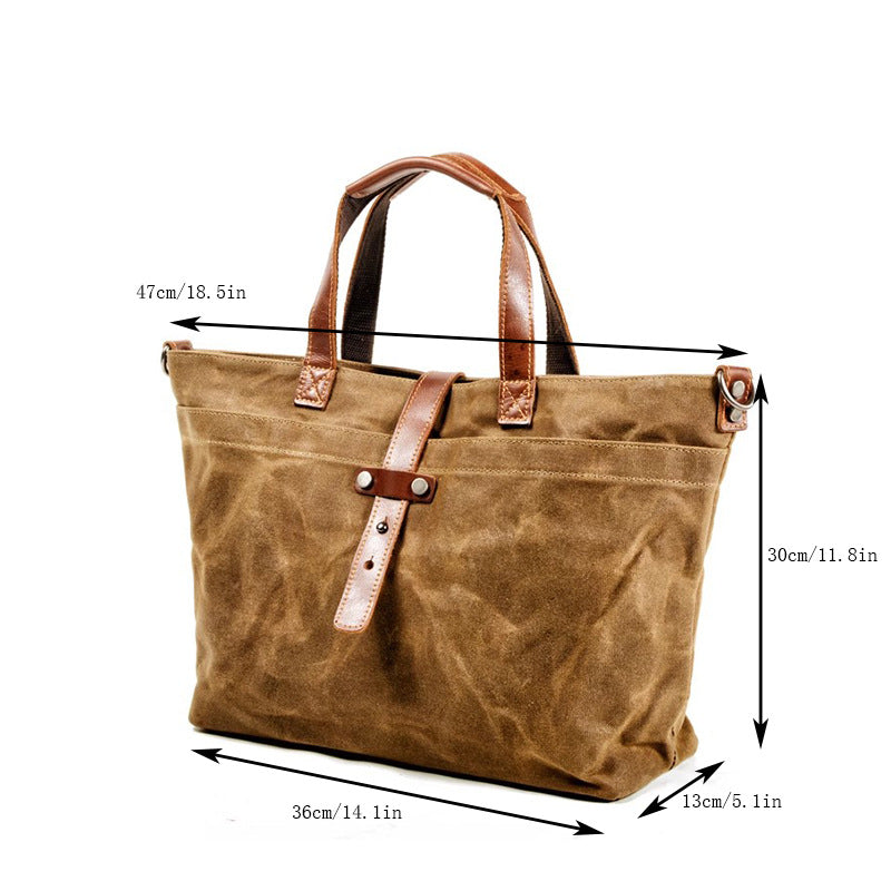 Women's Portable Genuine Leather Solid Color Simple Tote Bags