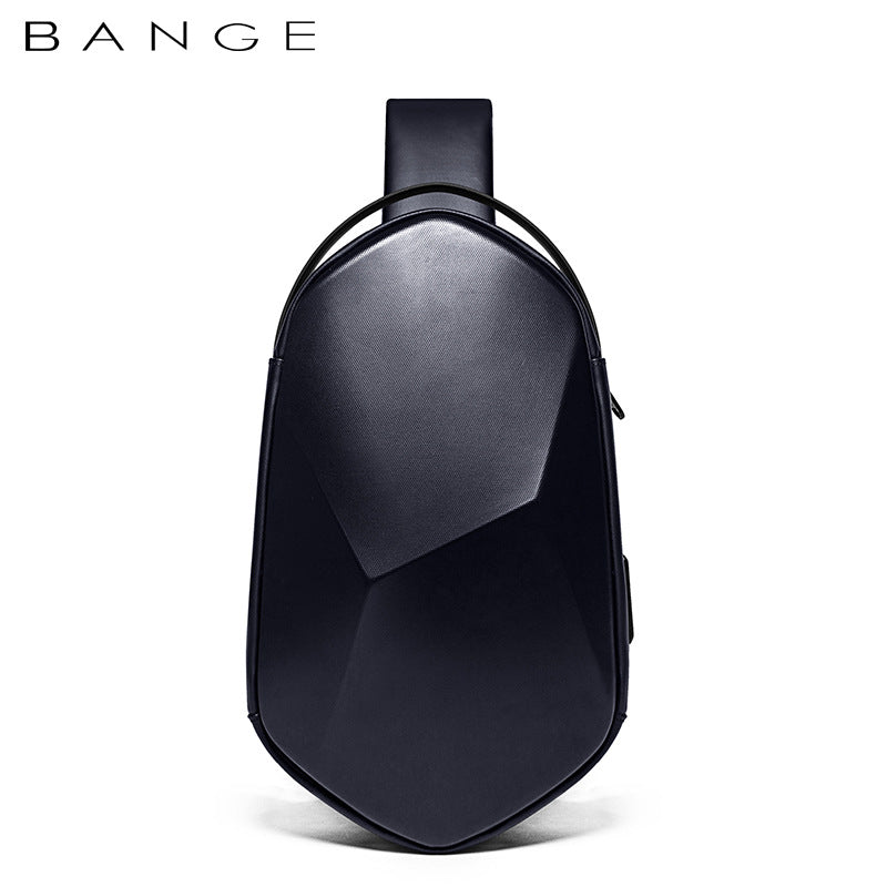 Men's Classy Hard Shell Polyhedron Trendy Men's Chest Bags