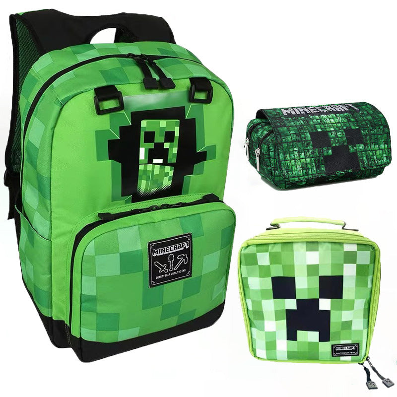 Male Primary Capacity Korean Version Cartoon Backpacks