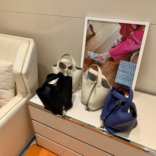 Women's Vegetable Basket For Hand Holding Fashion Bucket Bags