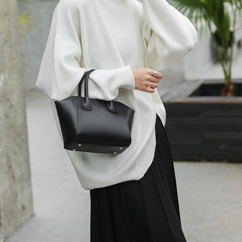 Women's Genuine Leather High Sense Design Fashion Shoulder Bags