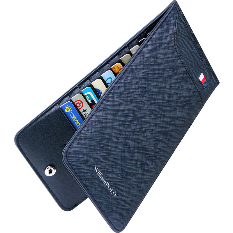Men's Emperor Paul Business Clamp Multiple Slots First Card Holder
