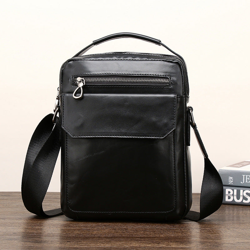 Urban Business Commute Trendy Classic Box Men's Shoulder Bags