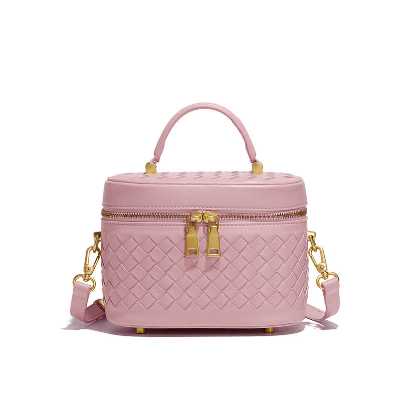 Popular Temperament Wild Woven Fashion Simple Small Square Bags