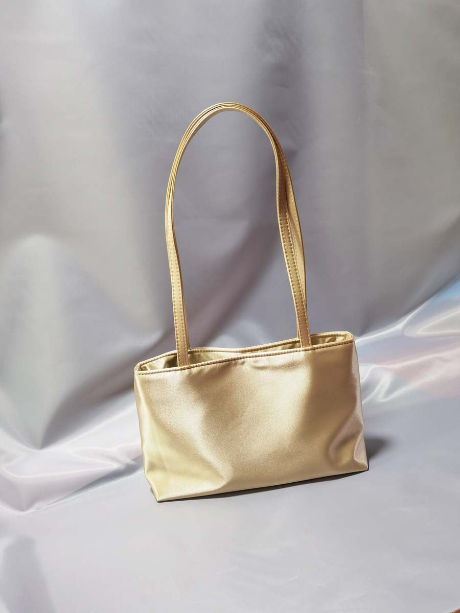 Interest Light Luxury Satin Portable Underarm Tote Bags