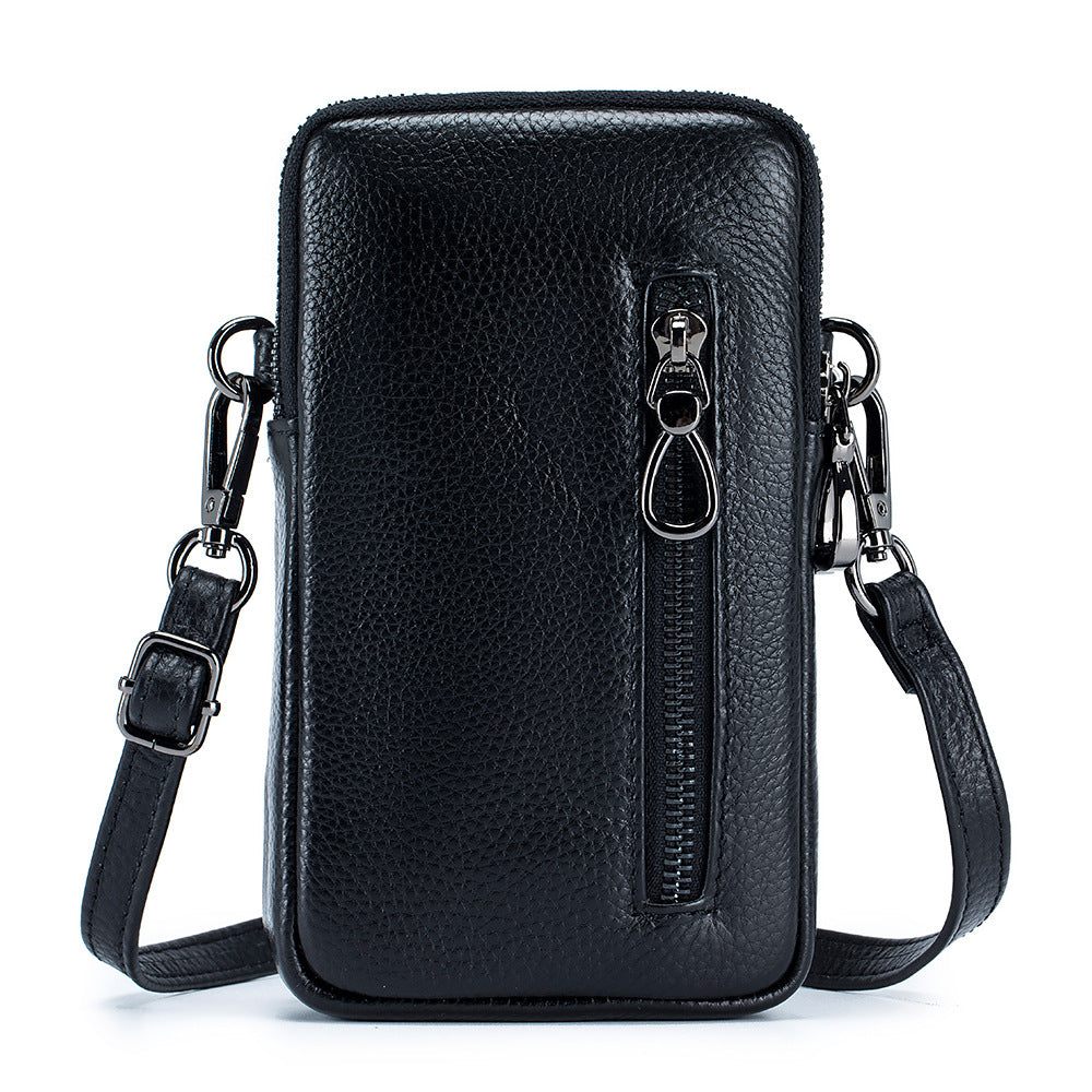 Women's Leather Fashion Trend Large Capacity Vertical Phone Bags