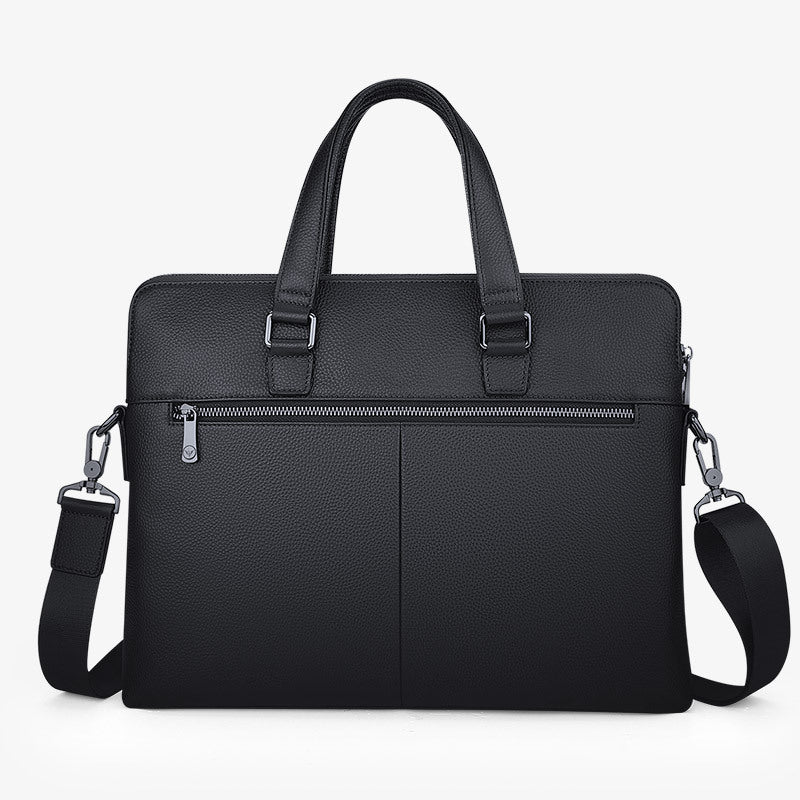Men's Emperor Paul Cowhide Large Capacity Inch Men's Briefcases