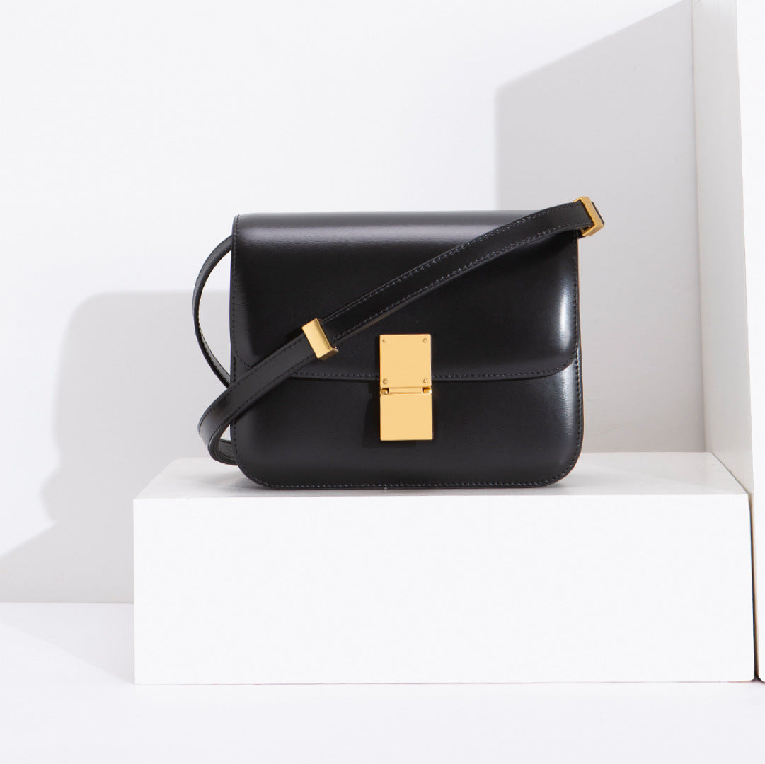 Women's Hand Rub Grain Genuine Leather Retro Shoulder Bags
