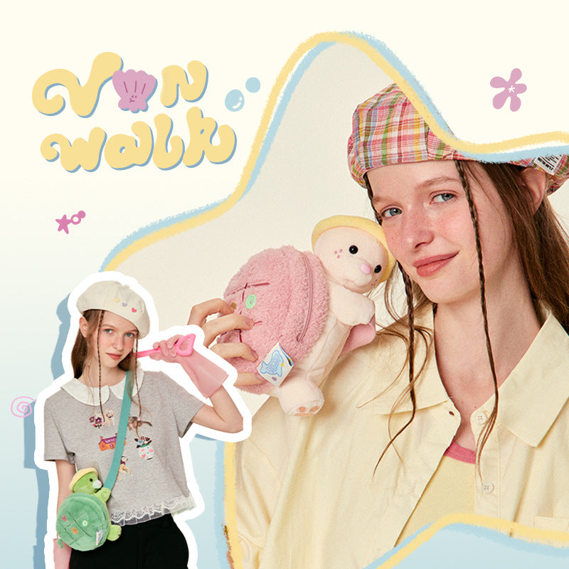 Island Personalized Plush Turtle Doll Cute Crossbody Bags