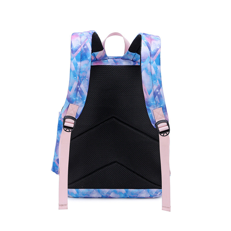 Women's Nordic Printed Three-piece Computer Mother Backpacks