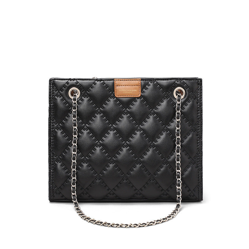 Women's Summer High Sense Genuine Leather Chain Shoulder Bags