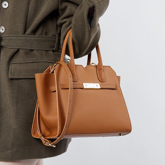 Women's Spring Light Luxury Leather Fashion Large Capacity Crossbody Bags
