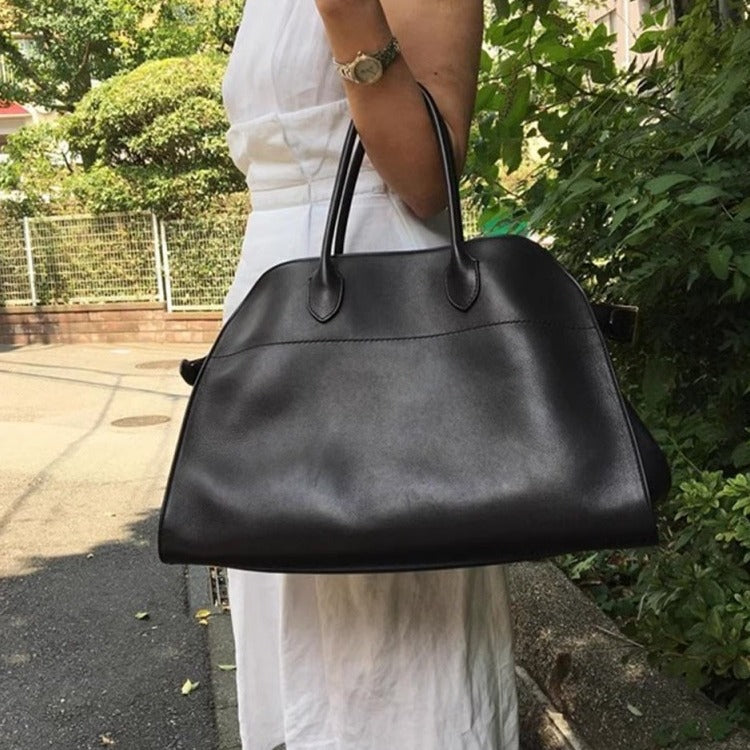 Women's Slouchy Suede Cowhide Commuter Textured Handbags