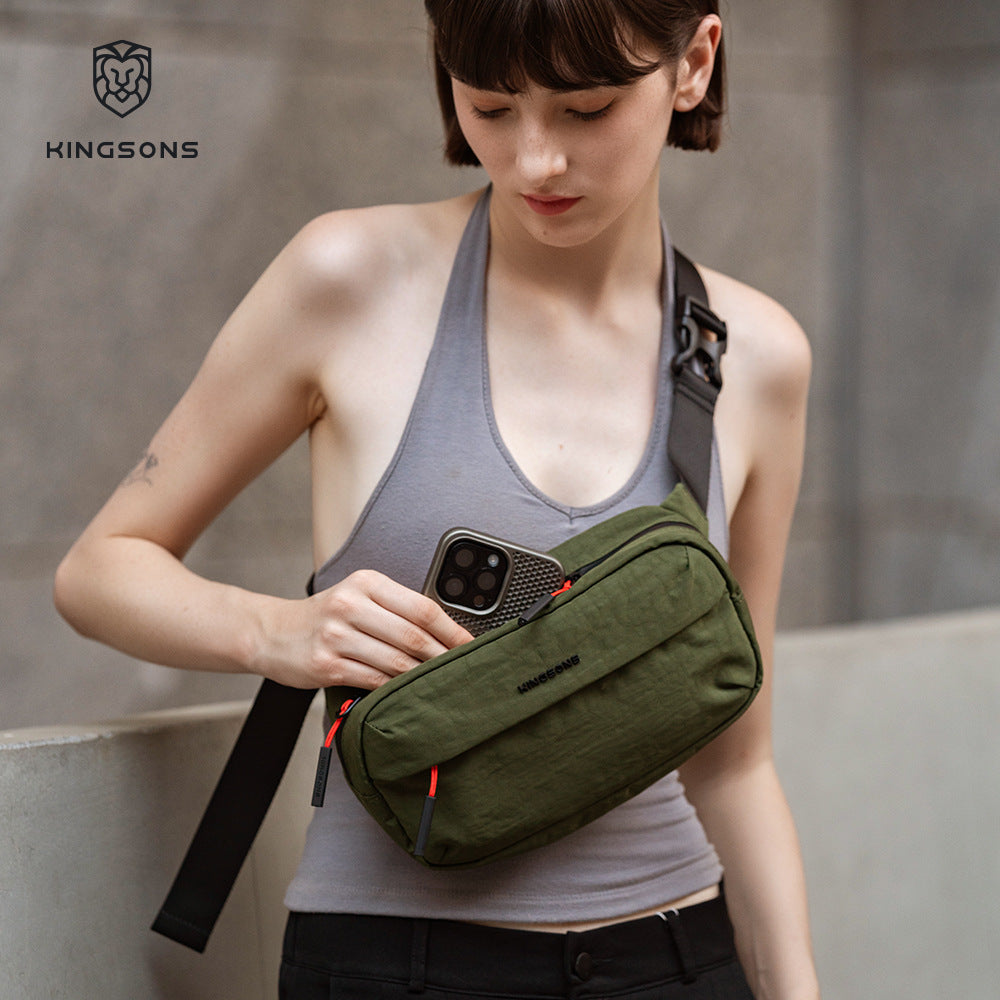 Men's Fashion Business Waterproof Lightweight Trendy Men's Chest Bags
