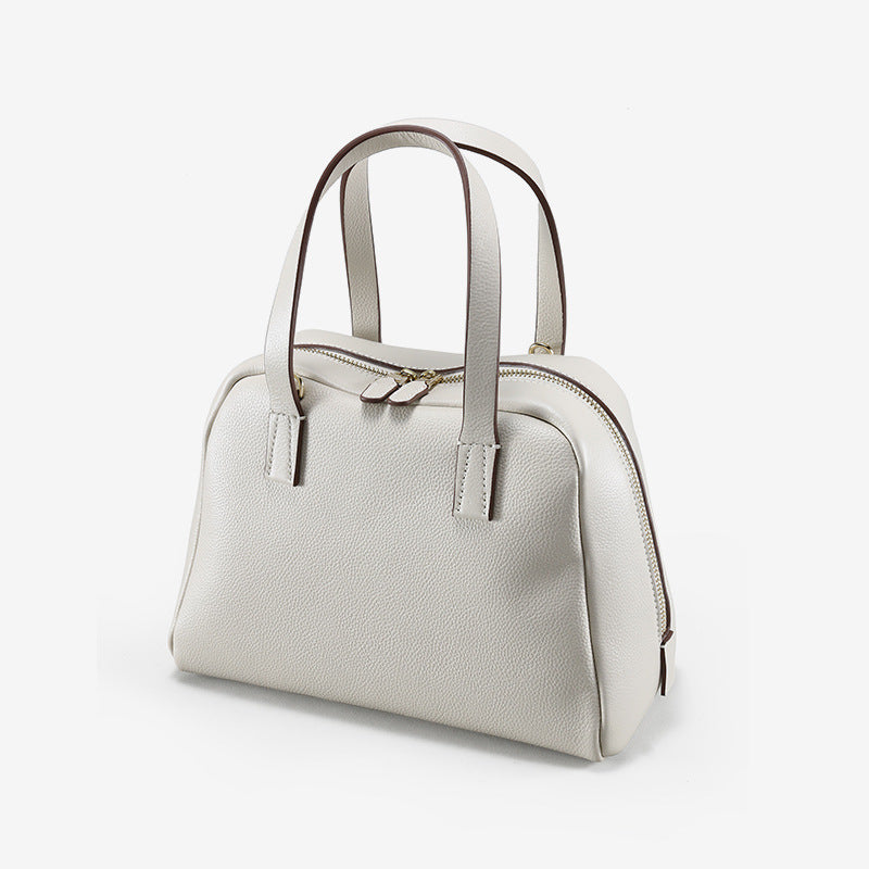 First Layer Cowhide Simple Retro Fashion Handbags