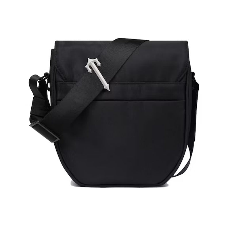 Women's & Men's & Metal Retro Black Reflective Good-looking Men's Shoulder Bags