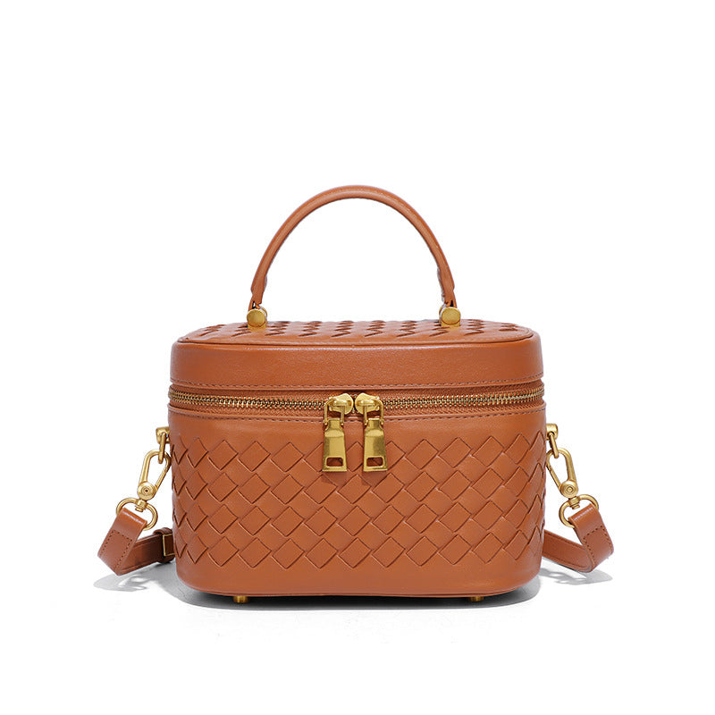 Popular Temperament Wild Woven Fashion Simple Small Square Bags