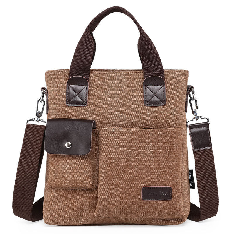 Glamorous Pretty Business Korean Style Canvas Men's Shoulder Bags