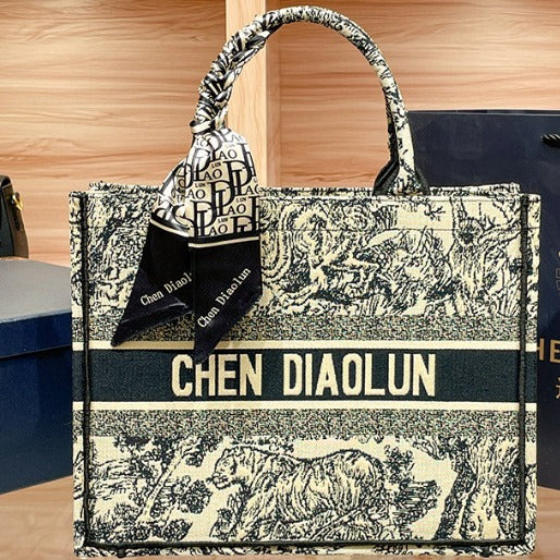 Fashion Elegant Zoo Commuter Large Capacity Small Square Bags