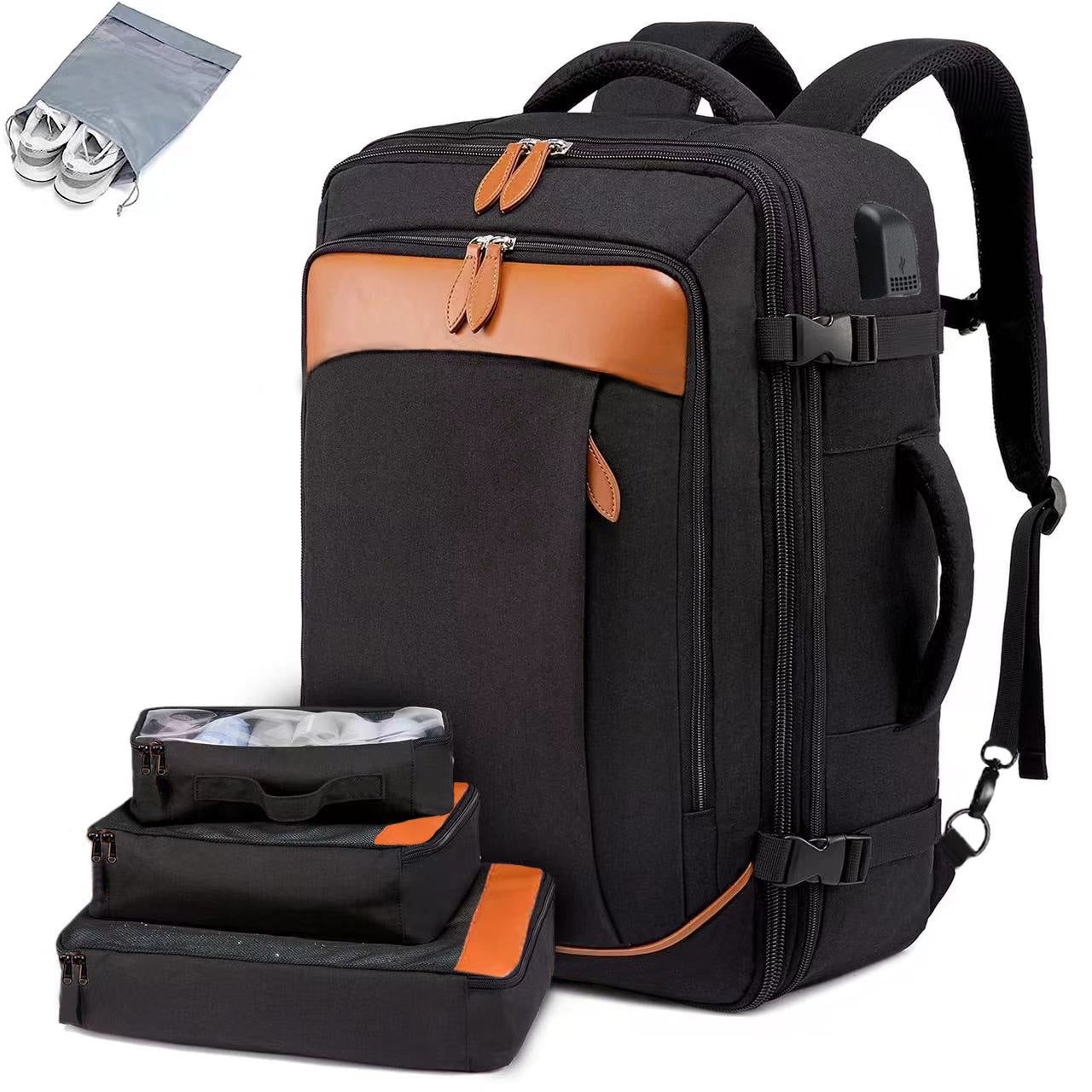Business Large Capacity Stitching Contrast Color Sports Backpacks