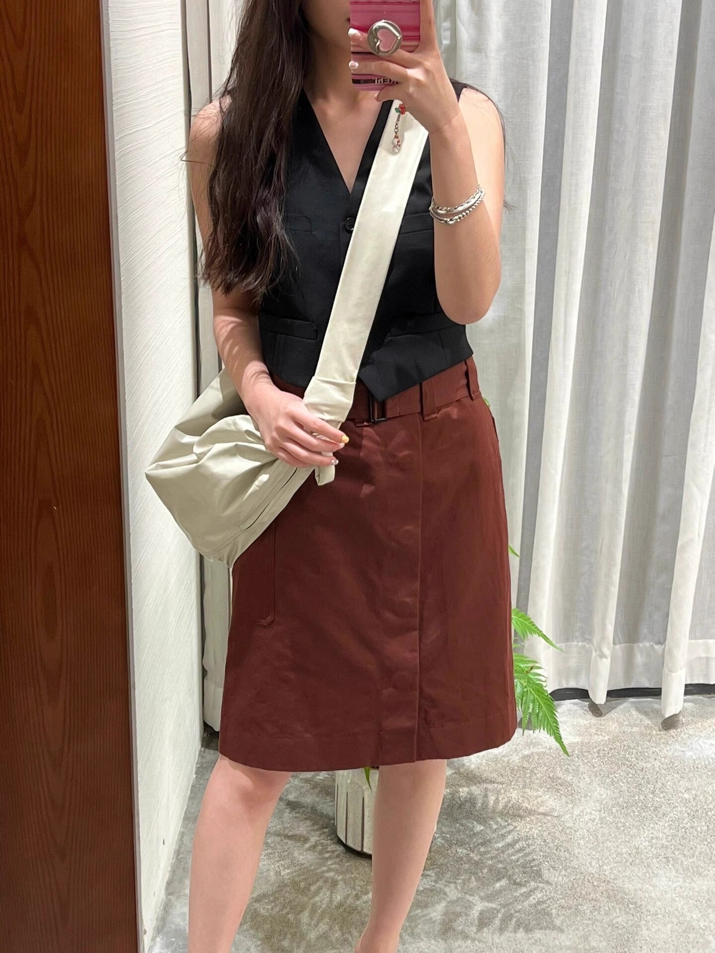 Croissant Pleated Texture Idle Style Niche Can Be Tote Bags
