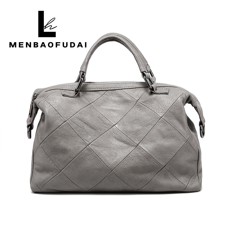 Women's Comfortable First Layer Cowhide One Handbags