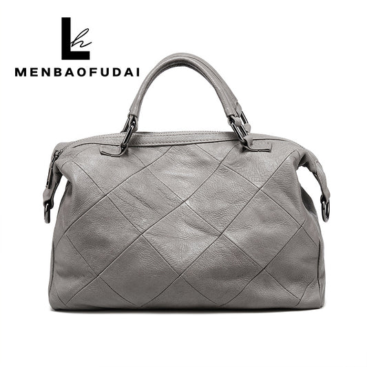 Women's Comfortable First Layer Cowhide One Handbags