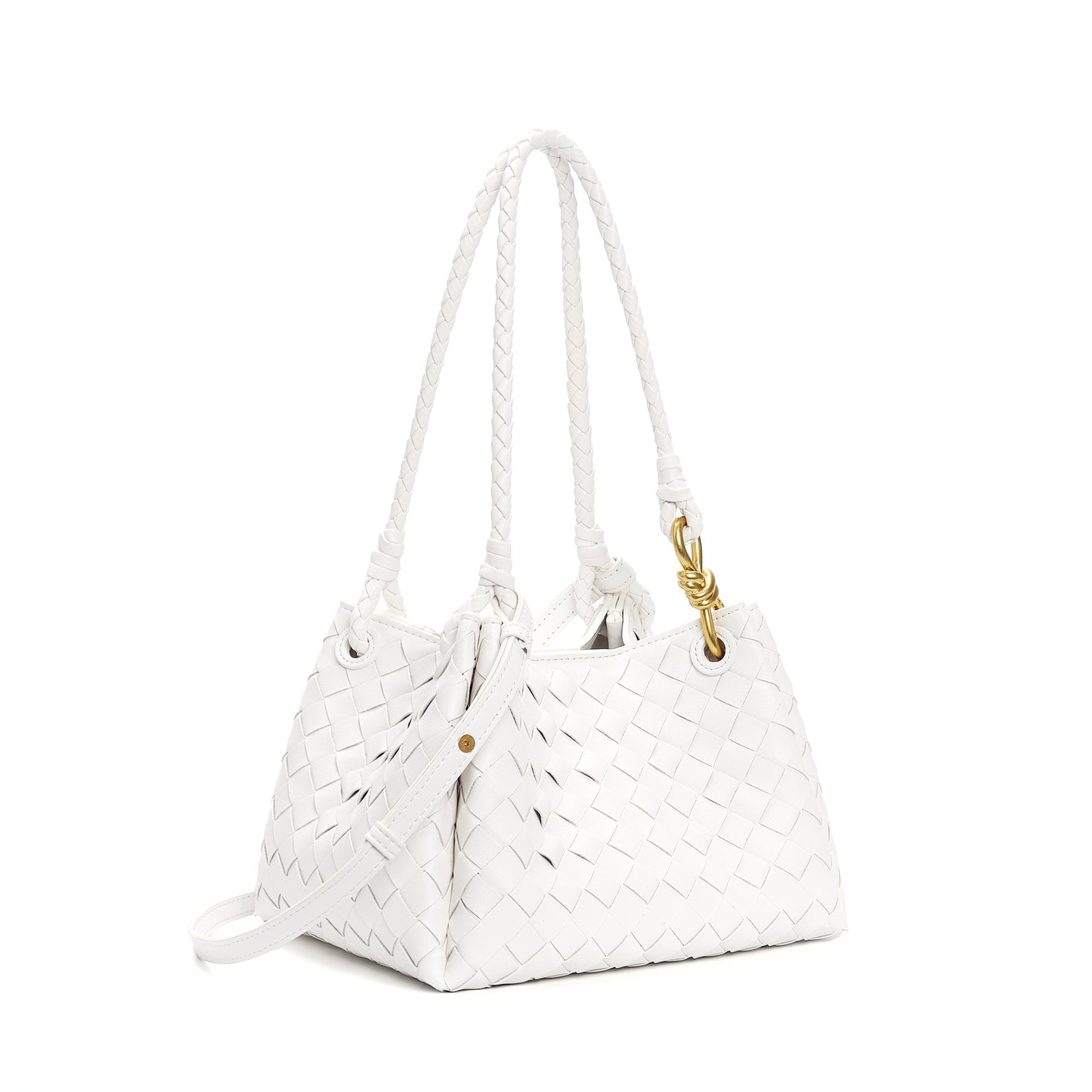 Parachute Knotted Hardware High Quality Leather Simple Shoulder Bags