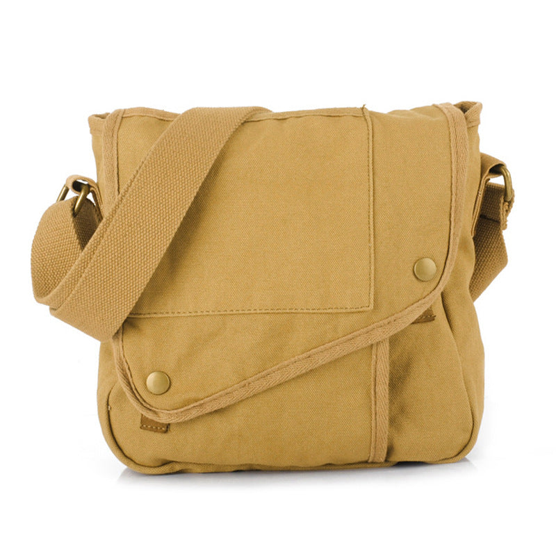 Men's S. C. Cotton Canvas Retro Packet Men's Messenger Bags