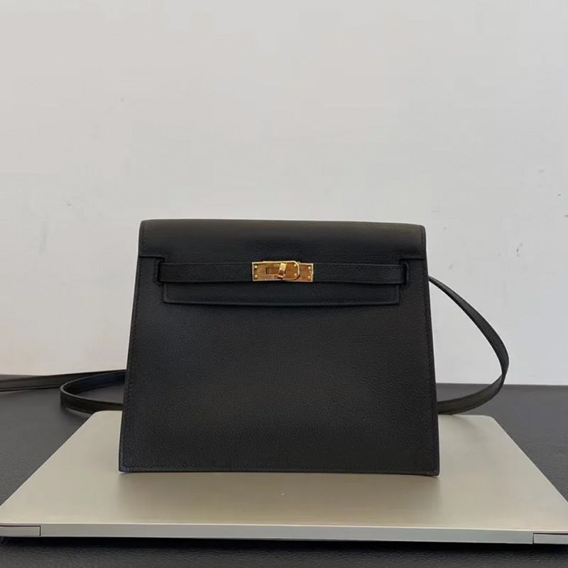 Women's Trendy Retro Kelly Dancing Leather Underarm Bags