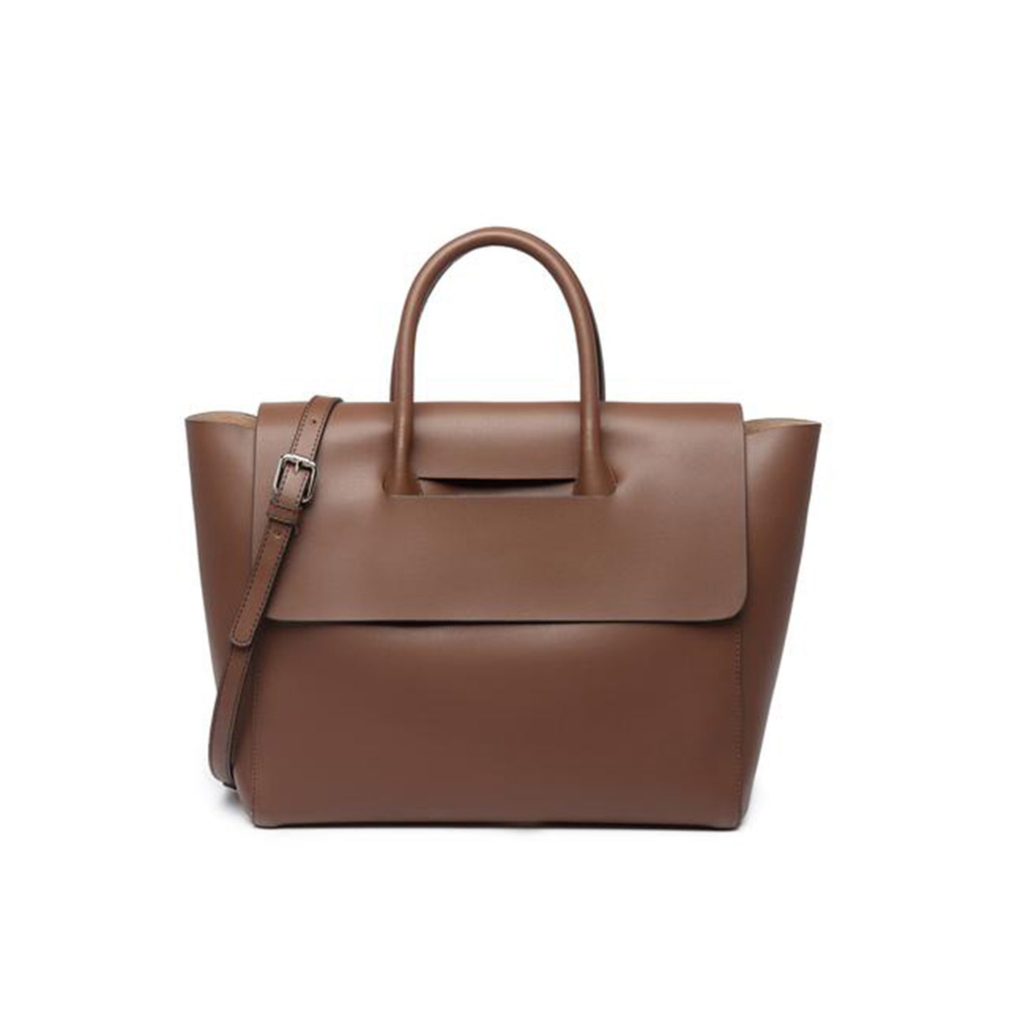 Women's High-grade Cowhide Big Genuine Leather Trendy Crossbody Bags