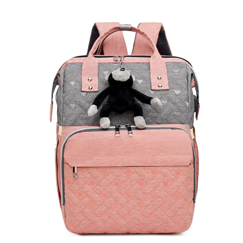 Large Capacity Mummy Portable Elegant Crib Mother Bags