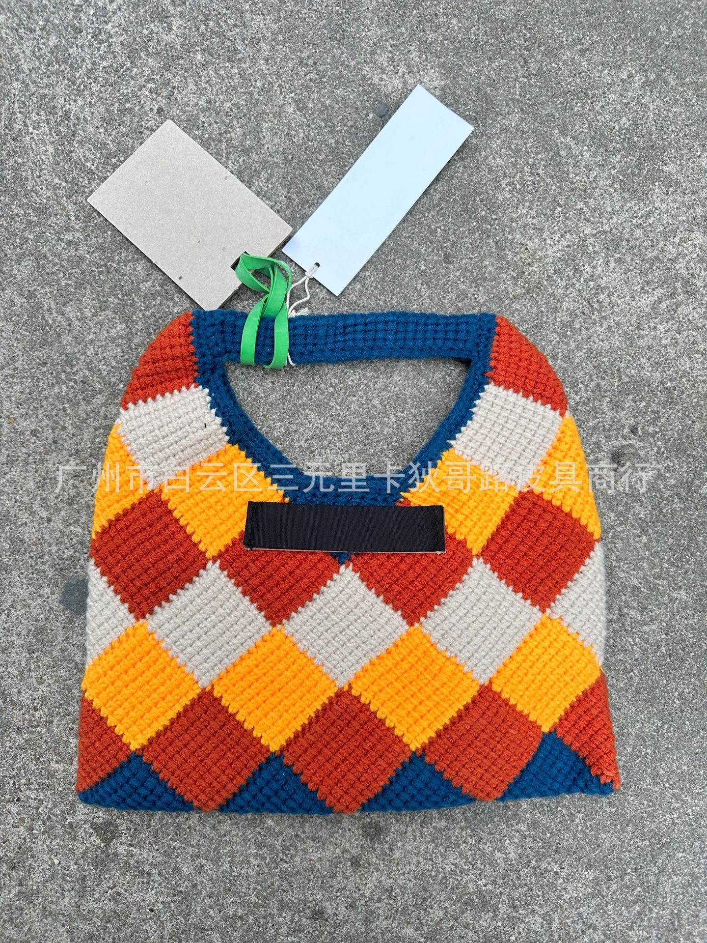 Clutch Hand-woven Color Matching Chessboard Classic Handbags