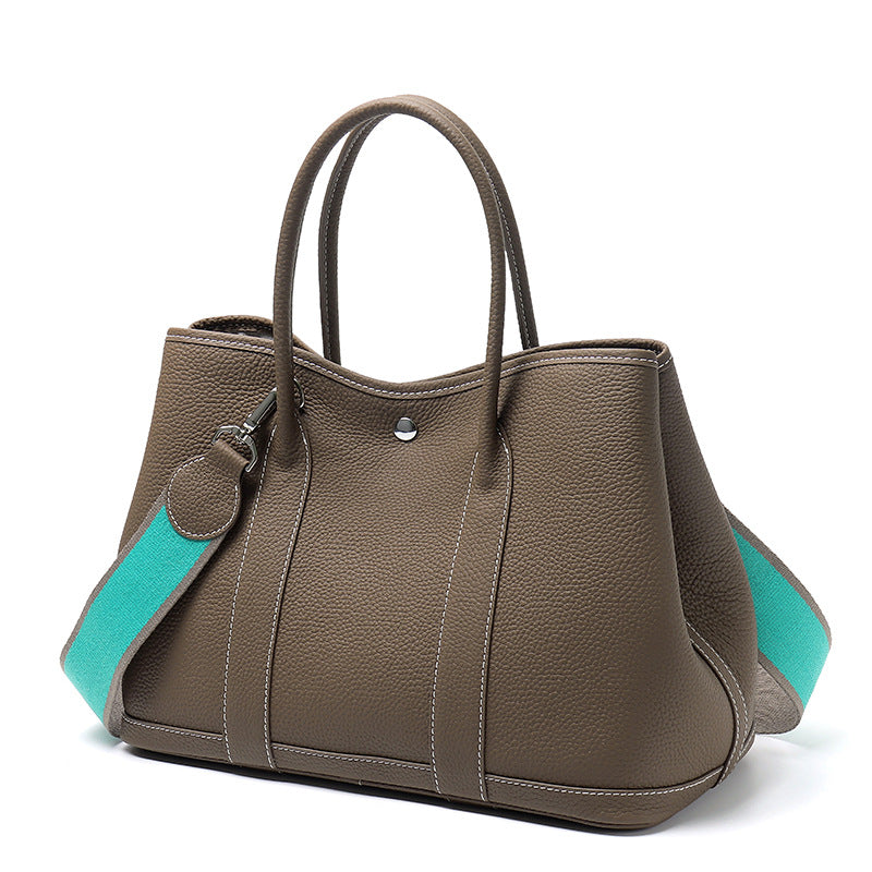 Women's First Layer Cowhide Simplicity Genuine Leather Handbags