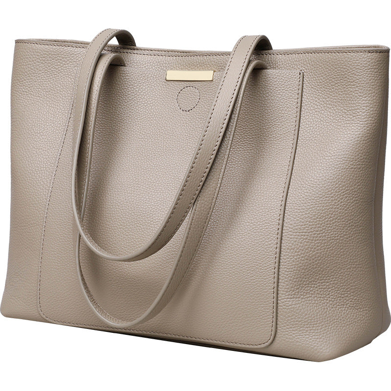 Women's Big Fashion Trendy Genuine Leather Versatile Handbags