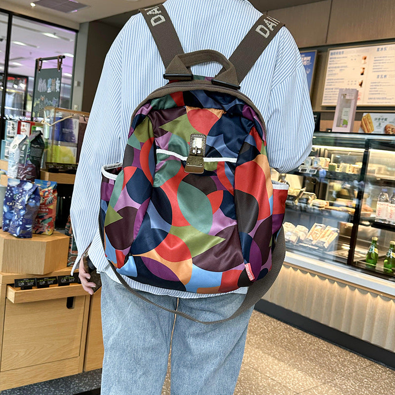 Women's Lightweight Summer Fresh Floral Print Trendy Backpacks