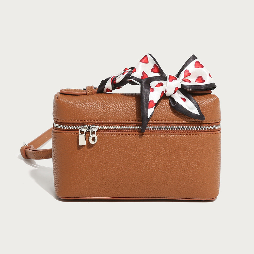 Women's Simple Design Box Portable Mini Versatile Shoulder Bags