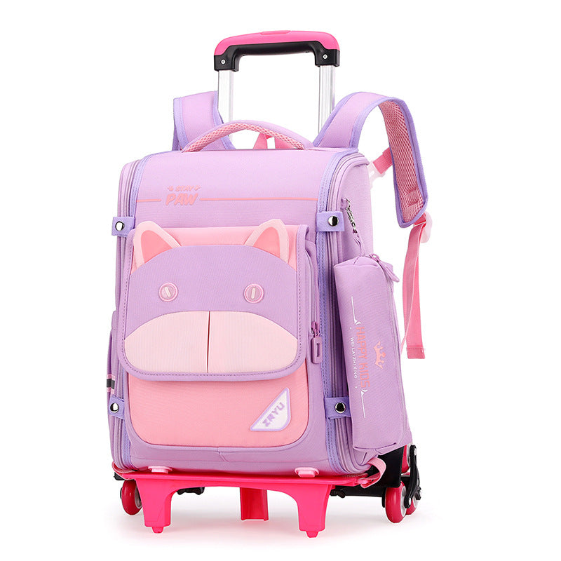Women's & Men's & Natural Fish Primary Grade Printing Elementary School Students' Schoolbags