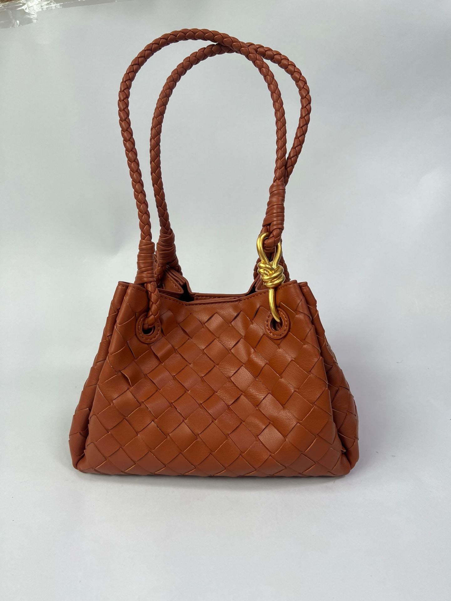 Hand-woven Parachute Metal Cord Fastener Vegetable Handbags