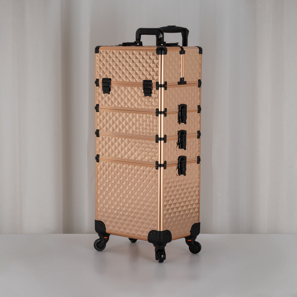 Large Capacity Storage Box With Manicure Cosmetic Cases