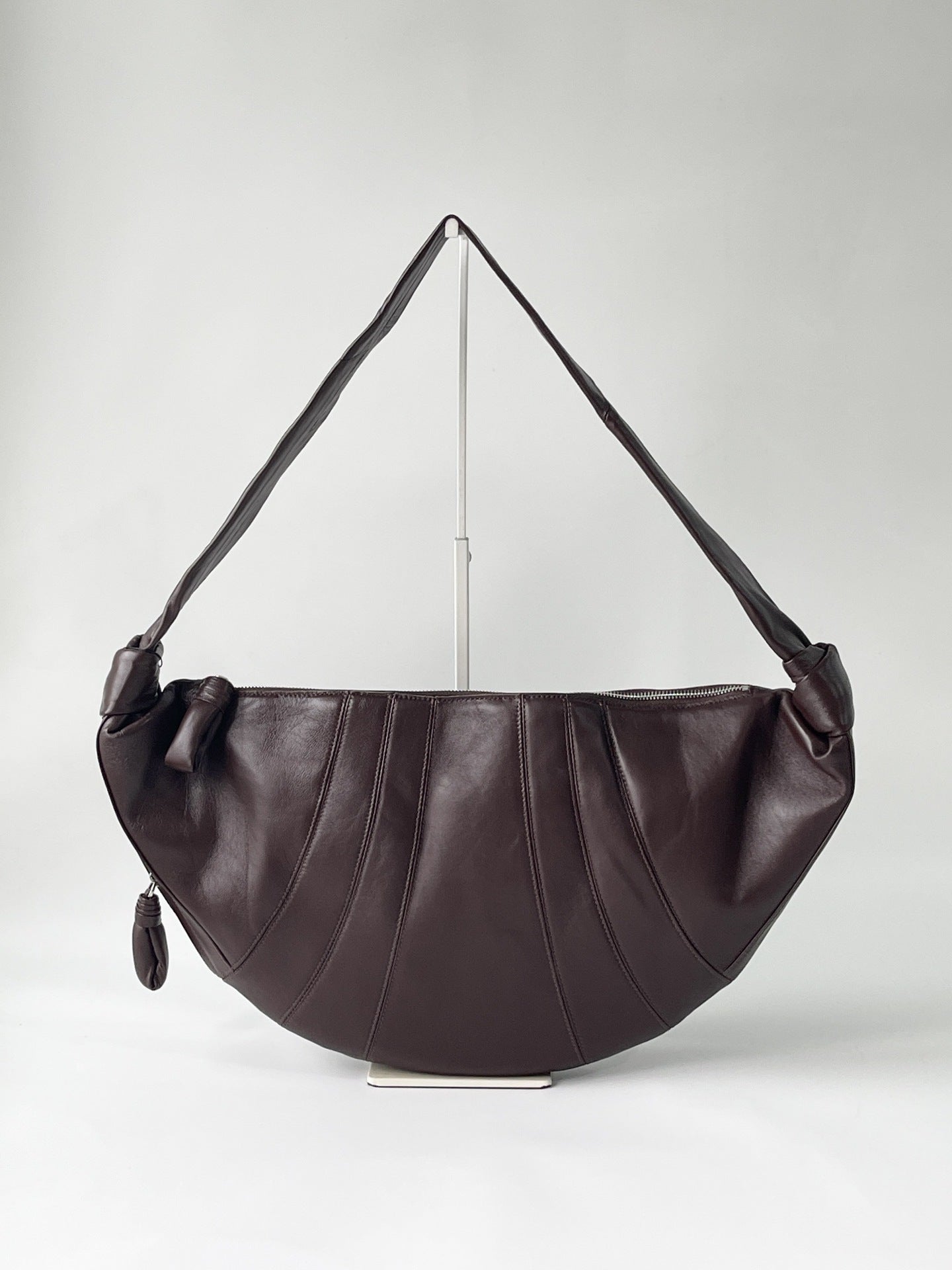Croissant Soft Sheepskin Dumpling Genuine Leather Underarm Crossbody Bags