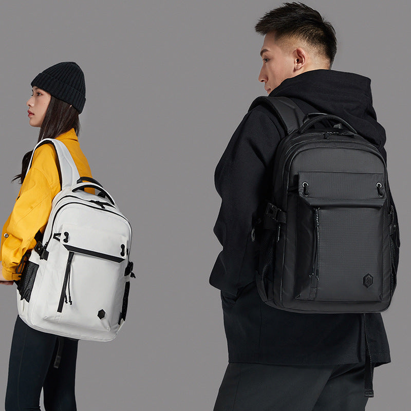 Men's Leisure Daily Commuter Waterproof Large Capacity Backpacks