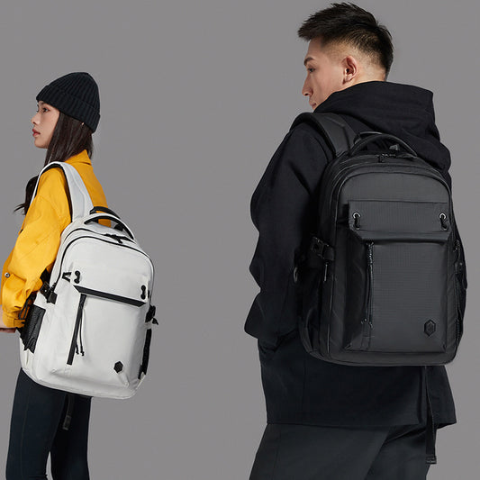 Men's Leisure Daily Commuter Waterproof Large Capacity Backpacks