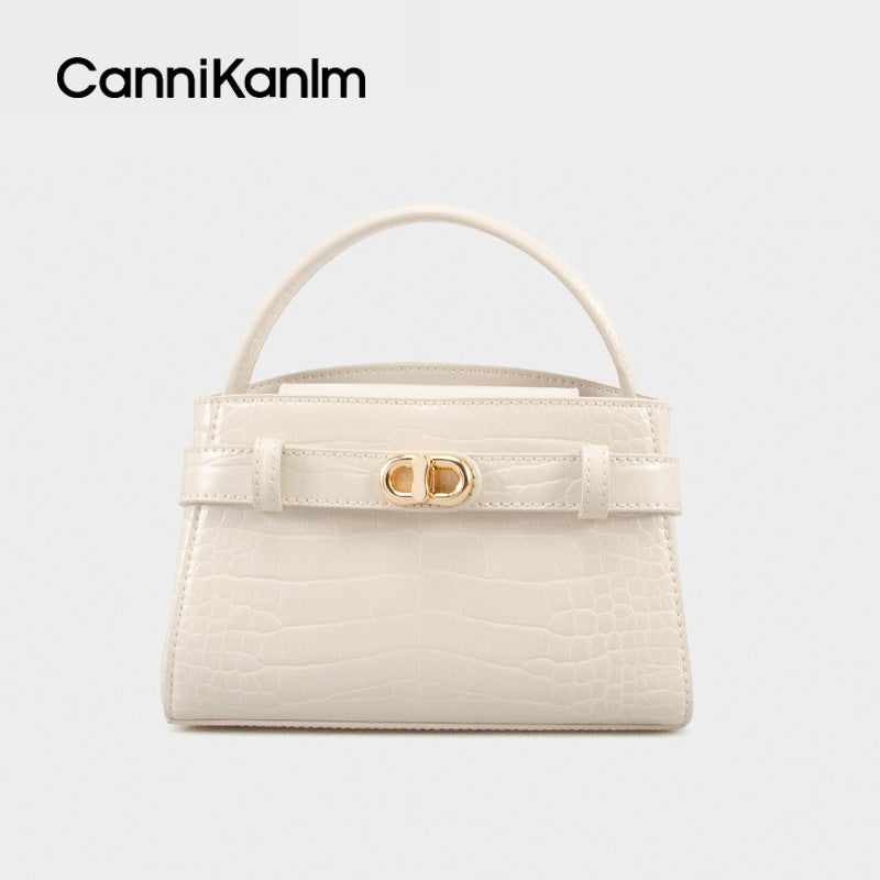 Women's Crocodile Pattern Size Portable Kelly Fashionable Shoulder Bags