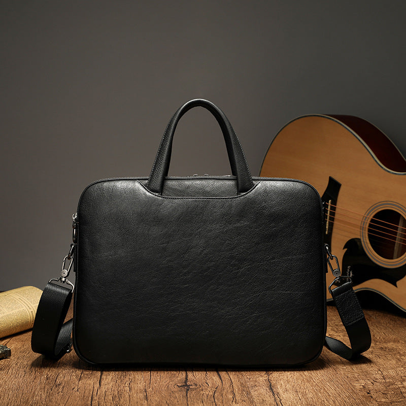 Men's Presale Top Layer High Cowhide Business Men's Briefcases